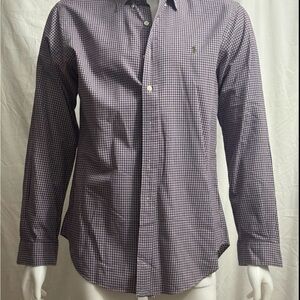 Polo Ralph Lauren Men's Purple Gingham Shirt